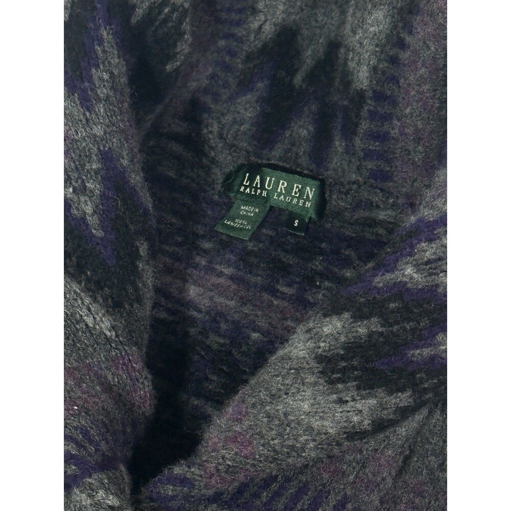 Lauren Ralph Lauren Aztec Tribal Native Southwestern Lambswool Vest Size Small - Picture 4 of 9